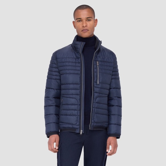 Bugatchi Other - Bugatchi Men's Dark Blue Puffer Jacket